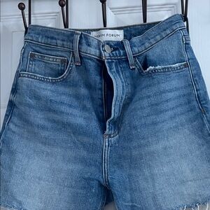 Denim Forum Classic Blue Cutoff Shorts Arlo